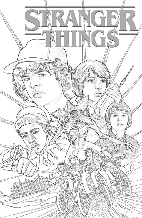 stranger things ausmalbilder max|Stranger Things Coloring Pages (Free Printable PDF)